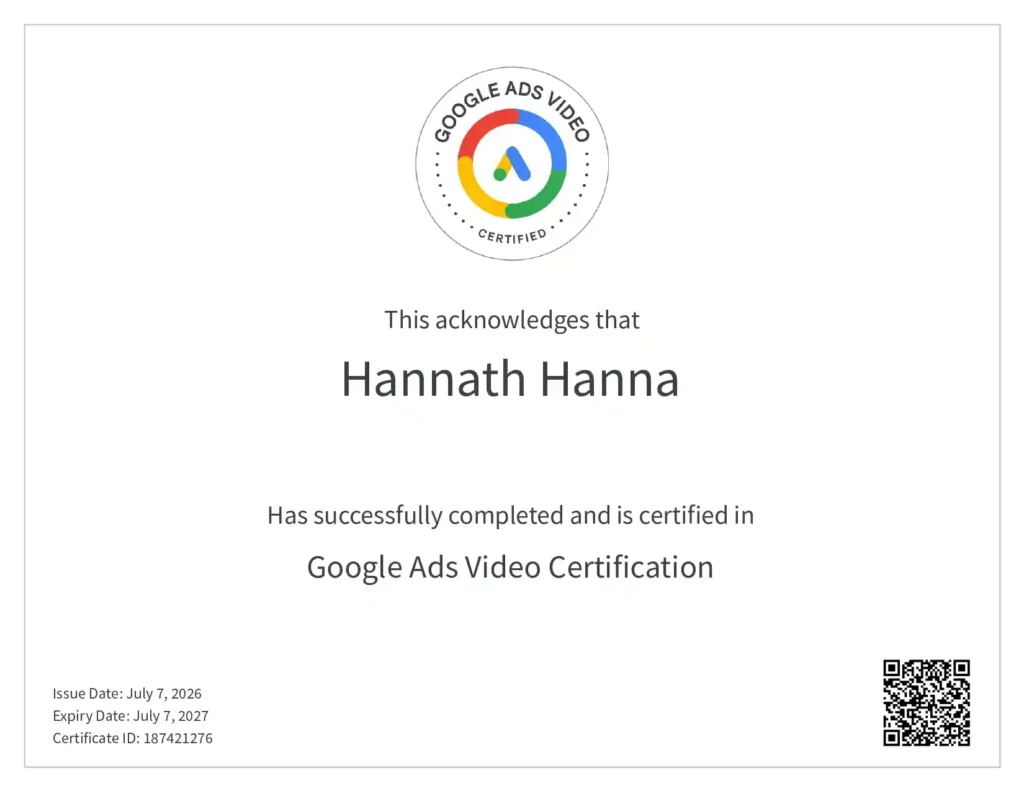 google ad vedio digital marketing consultant in thrissur