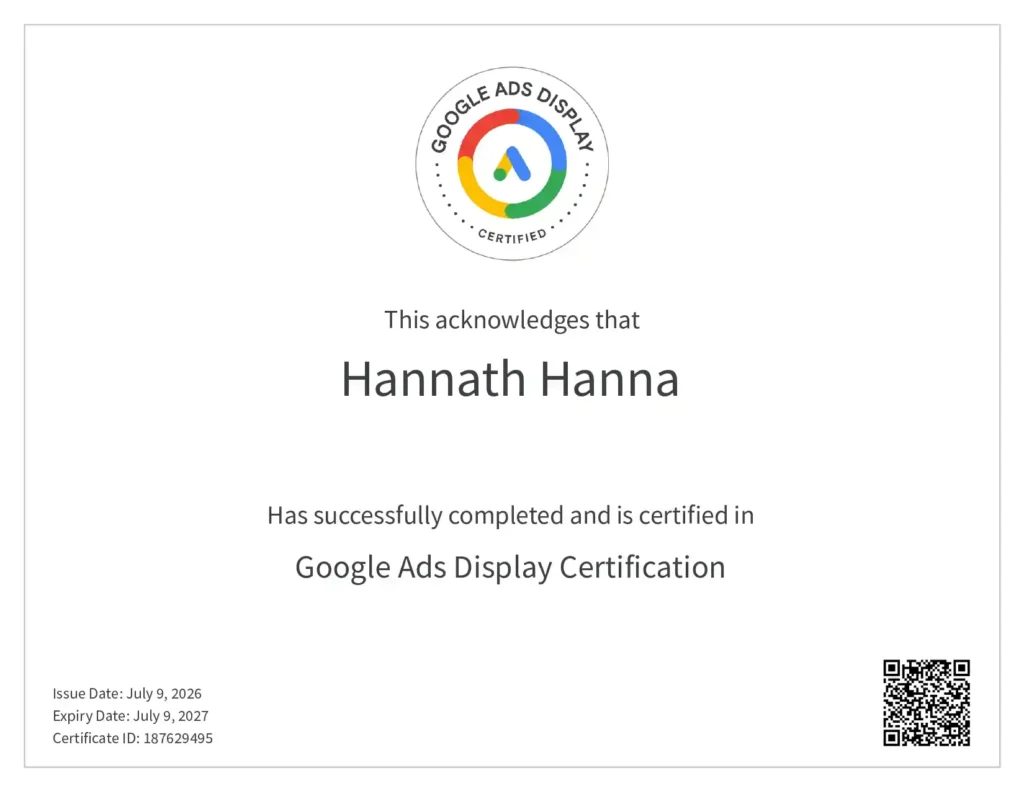 google ads display digital marketing consultant in thrissur