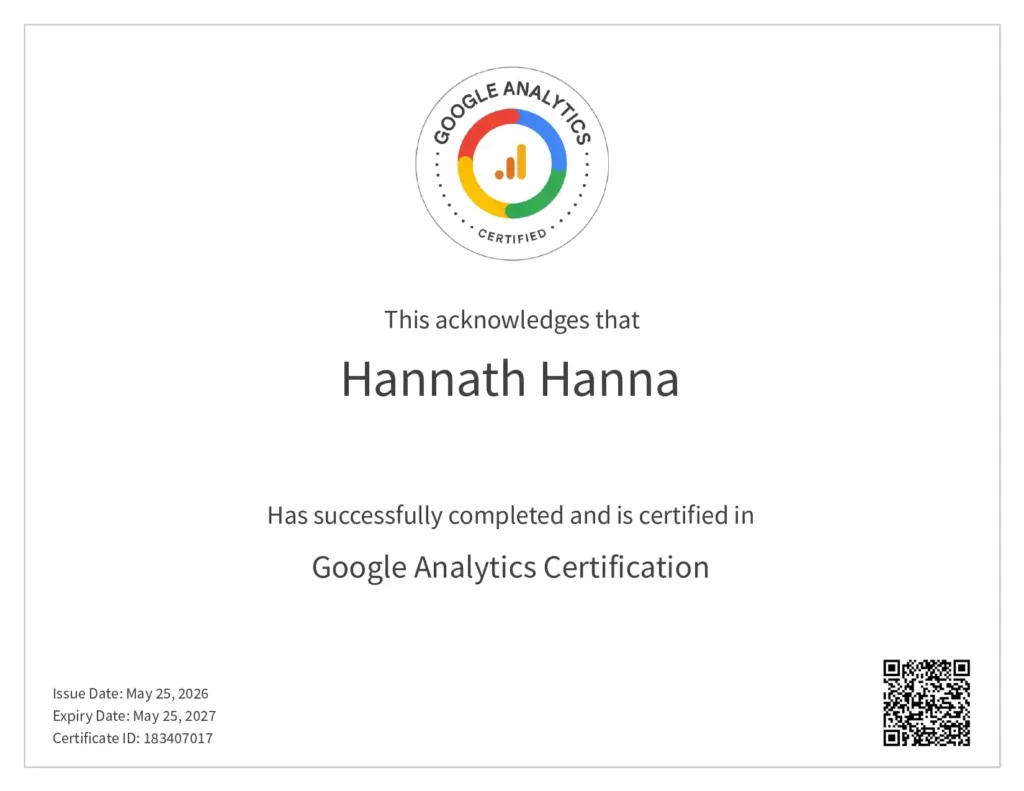 google analytics digital marketing consultant in thrissur